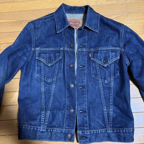 希少 42 リーバイス BIGE denim jacket 71557-0208 90's LEVI'S リーバイス 71557-0208 デニムトラッカージャケット