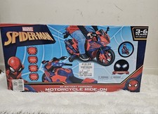 Kids Motorcycle Ride On Toy Spiderman Design Electric 6V Rechargeable Battery