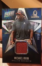 2016 Panini Day - Pro Bowl Materials Michael Irvin #24 (MEM) SP 8/25