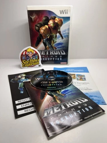 Metroid Prime 3: Corruption Nintendo Wii CIB Complete
