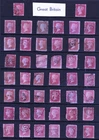 GB Stamps Queen Victoria Penny Reds  Selection  from Old Album.Faults