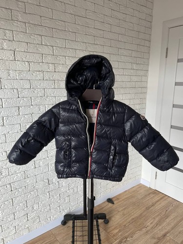 Moncler Enfant Aubert Down Jacket Logo Patch Kids