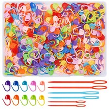 400 Pcs Colorful Knitting Markers Crochet Pins Clips for DIY Craft Weaving