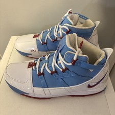 Nike Men's Zoom LeBron III QS 'Oilers' AO2434-400 Size 13 (No box)