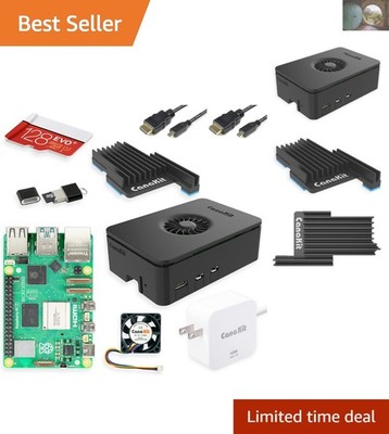 All-in-One Raspberry Pi 5 PRO Kit - 8GB RAM, 128GB Card, Cooling System Included