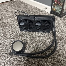 NZXT Kraken 240 2x120mm AiO Liquid CPU Cooler - Matte Black