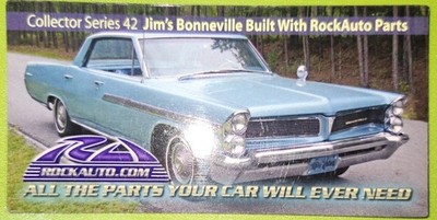 Rock Auto Parts Collector Series Magnet #42 Jim's Pontiac Bonneville 