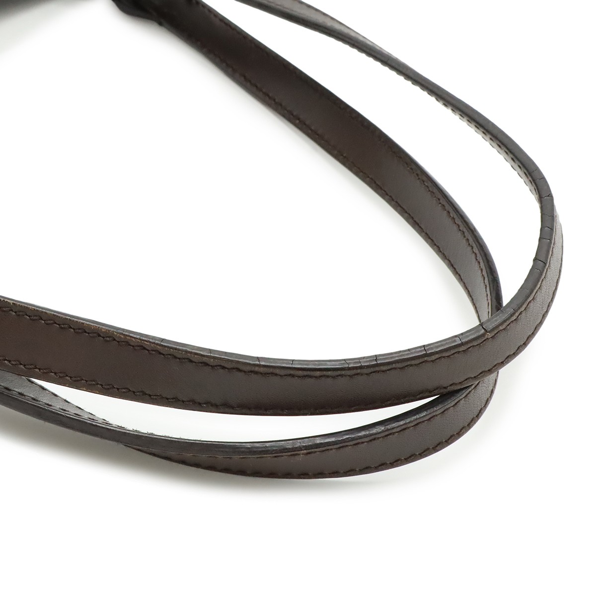 Gucci Python Snake Shoulder Bag Leather Brown AB … - image 4