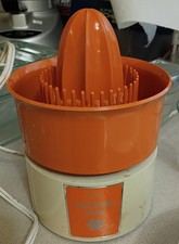 1970s Sears Counter Craft Automatic Juicer, Electric Orange, Lemon Juicer, Works