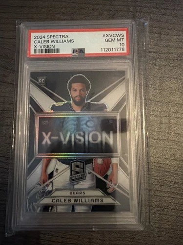 2024 Panini Spectra Caleb Williams X-Vision - Interstellar Rookie #d /125 PSA 10