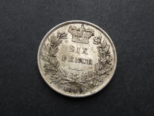 1840 Victoria Sixpence — photo from the most recent tracked eBay sale