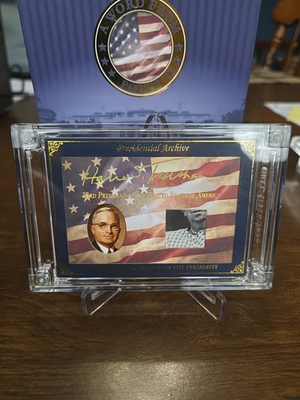 #ad POTUS Historic Relic Handheld by President Harry S. Truman. 400 649 Mint Cond $115.00