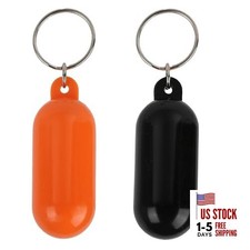 2 Pack Floating Keychains, Yellow Buoyant Key Floats for Boat Keys and Car