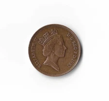 1987 United Kingdom - 2 Pence - 543 - Bronze - 7.1g