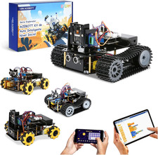 Robotics for Kids Ages 12-16, 4 in 1 Smart Robot Kit with 3MP Camera + Tank Car