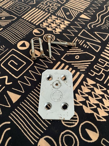 Vintage Crucianelli neck plate. Made in Italy vintage Vox Baldwin