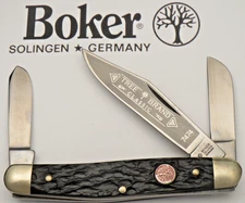 Vintage 1970's BOKER SOLINGEN GERMANY 7474 Large Stock Knife - Unused Near Mint