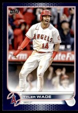2022 Topps Update Royal Blue Tyler Wade Rookie Los Angeles Angels #US232