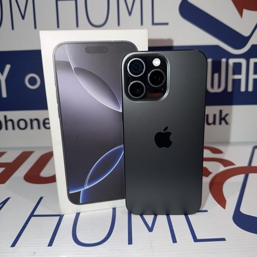 Apple iPhone 16 Pro Max 256GB - Schwarz Titan 📲 100% Akku