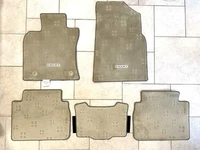 Toyota Camry Floor Mats/Carpet 5 Pcs Set, Beige/Ivory 2018-2024, Genuine OEM (For: Toyota Camry)