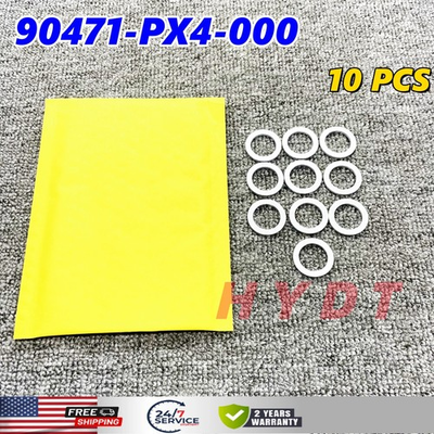 #ad 10PC 90471 PX4 000 18MM TRANS DRAIN PLUG CRUSH WASHER GASKETS FOR HONDA ACURA $3.88