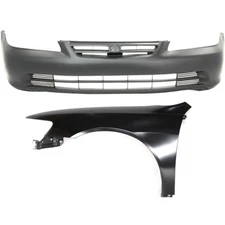 04711S84A91ZZ, 60261S84A90ZZ New Bumper Covers Fascias Set of 2 Driver LH Pair