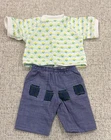 Cabbage Patch Doll Clothes - Light Denim Pants and Sweater - Vintage