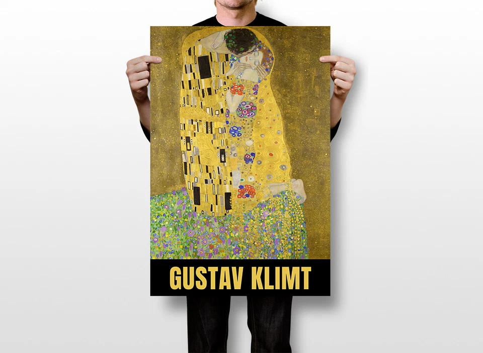 Густав Климт поцелуй любителей близости любовь искусства стены комнаты плакат - плакат 20 x 30 - Изображение 2 из 4