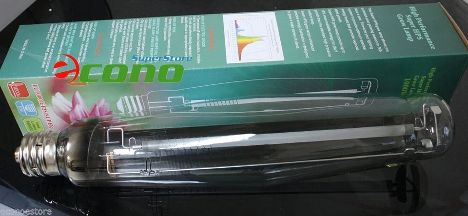 Combo 1000w Super Lumen MH HPS Digital Silent Ballast 240v w/ HPS BULB - Image 2 of 4