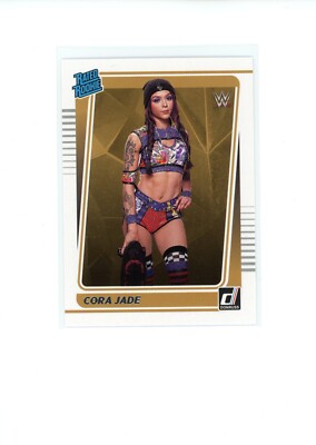 2022 Panini Chronicles WWE Cora Jade #118 Donruss Base Rated Rookie RC A