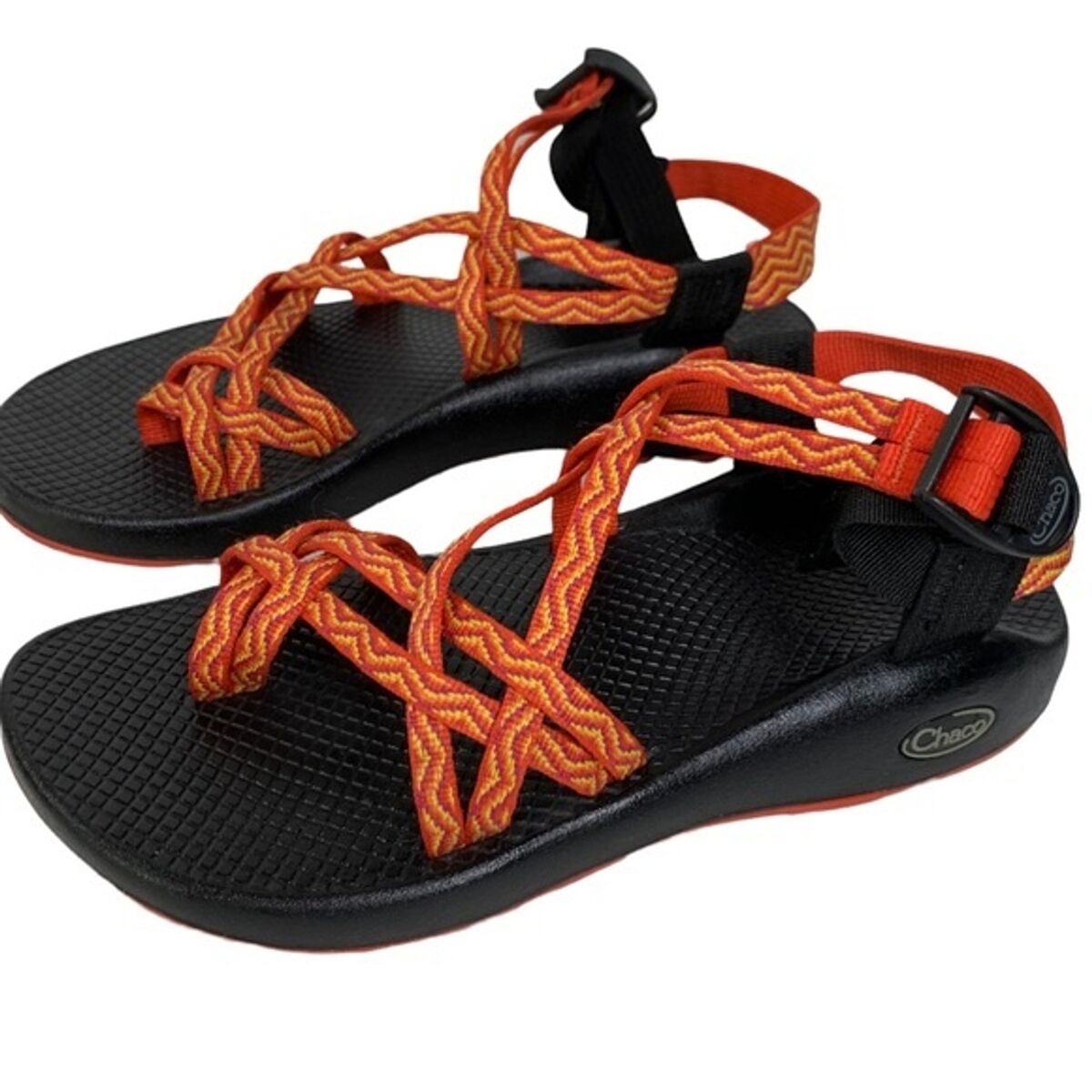 Chaco's Women's Z-Classic Sandals Orange, Red, & Yellow Chaco's Women's Z-Classic Sandals Orange, Red, & Yellow