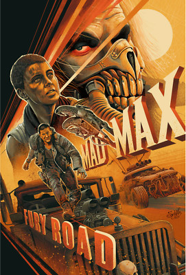 Mad Max Fury Road Movie Poster Giclee Print Art 16x24 Mondo Monsterpalooza