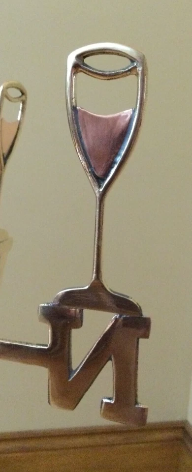 Good Directions Polished Copper Wine Glasses NSEW Weathervane Directionals Only - Image 4 of 4