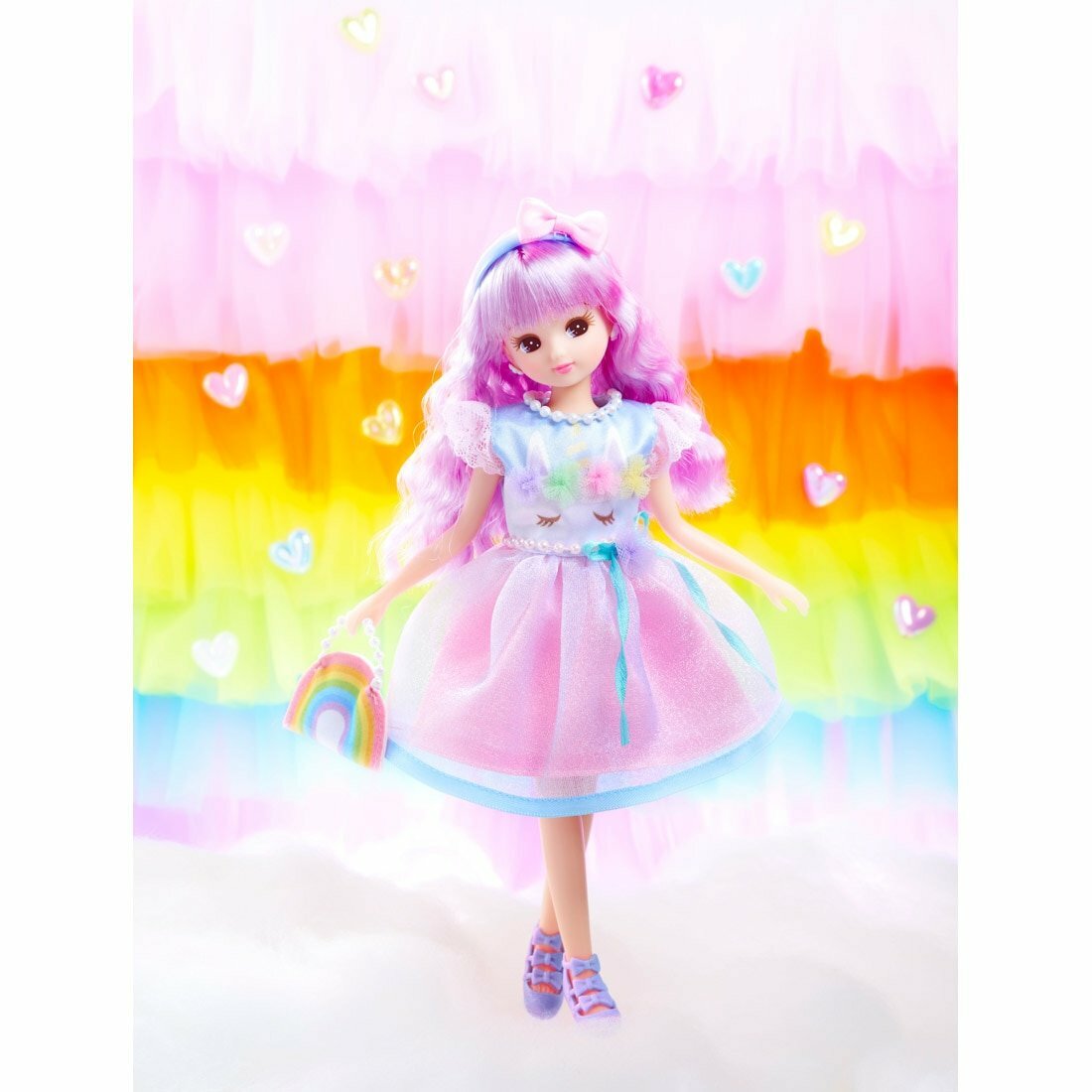 Takara Tomy Licca LD-15 Yumekawa Unicorn Purple Hair Rika