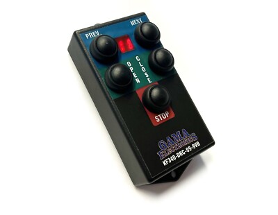 Fixed Mount Multi-Door Transmitter for GAMA Electronics Overhead Door Controls