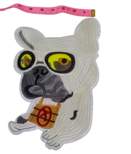 Lot 8 PC Large Mix Iron on Patches Fashion Embroidered Clothes Jacket Bikers Top - Image 3 of 4