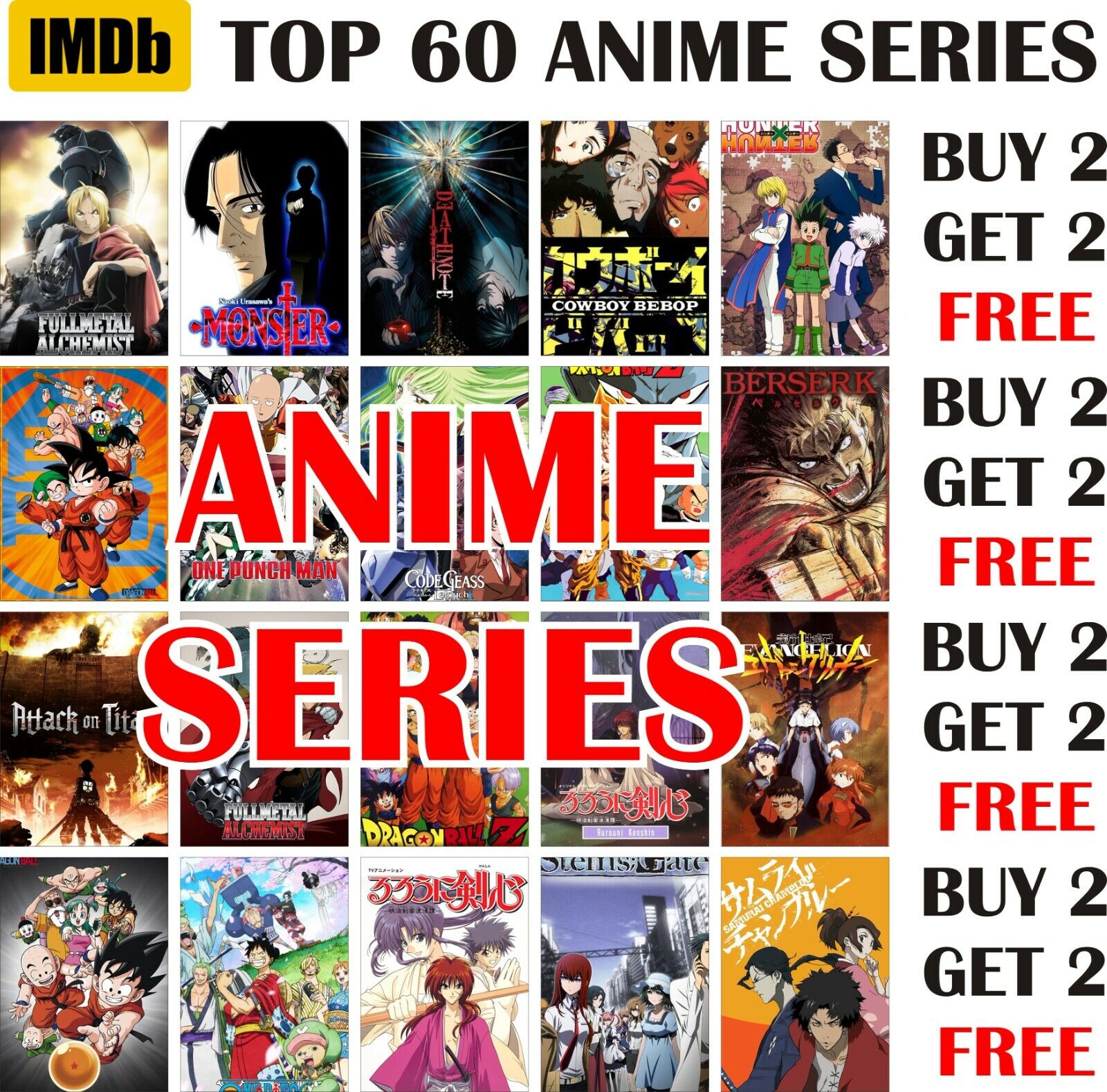 40 Best Anime Series of all Time with watch Online links and IMDB Ratings