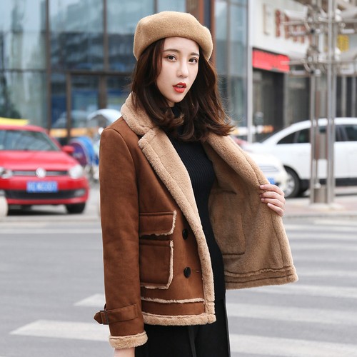 breasted Double Coat Style Casual B631 down Kvinders Fashion down lommer krave HwTn1nxXqI