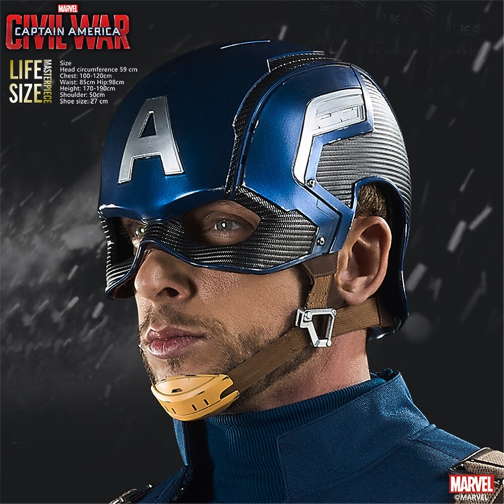 MARVEL - 【新品】キャプテンアメリカ　マスクレプリカ Avengers Captain America Helmet Wearable Mask High-End