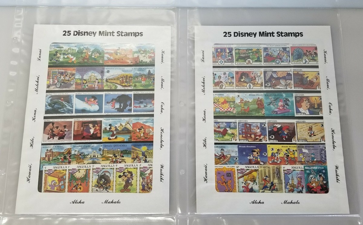 15 Classic Disney Movies Collector Panels Postal