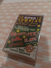 12 Super Cumbias Cassette Sellado Original Nuevo Sealed New