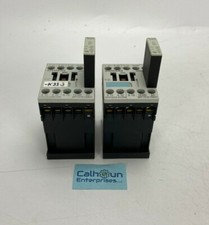 (LOT OF 2) SIEMENS 3RT1016-1BB41  Contactor with 3RT1916-1BB00 Surge Supressor