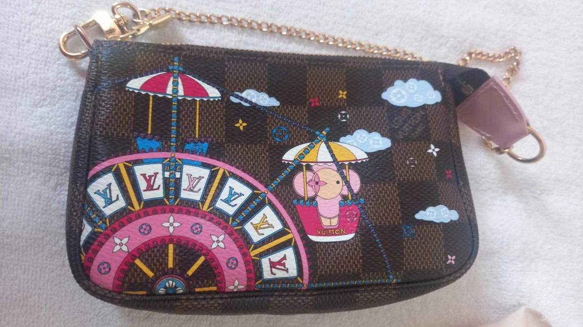 NEW LOUIS VUITTON LV Mng Mini Pochette Xmas 2020 Ferris Wheel. Rare. FULL  DOCS