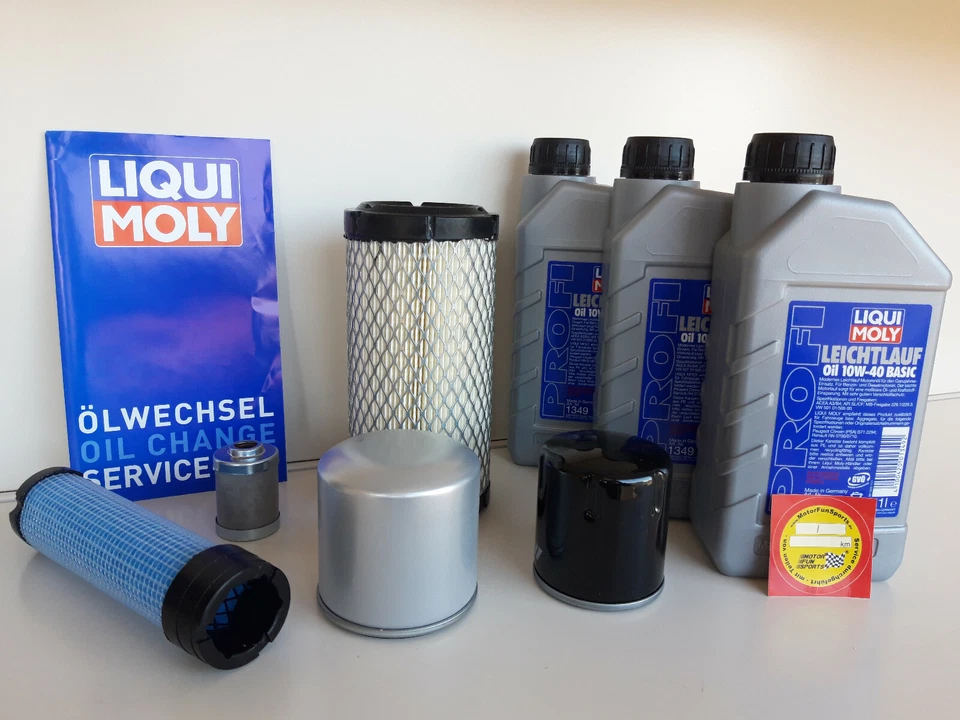 MOTORFUNSPORTS Wartungs Set passend für Kubota KX015-4 KX016-4 Motoröl und Filter