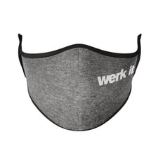 New GRAY WERK IT DANCE DANCER MASK Protection Face Cover Adult S/M adjust