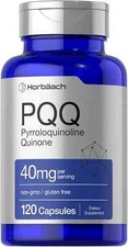 PQQ 40mg Maximum Strength Non-gmo And Gluten Free Supplement 120 Capsules