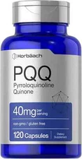 PQQ 40mg Maximum Strength Non-gmo And Gluten Free Supplement 120 Capsules