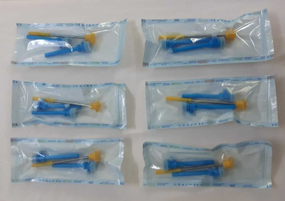 6 Pcs Laparoscopic SS Disposable Trocar With Cannula 5mm Instruments CE Approved