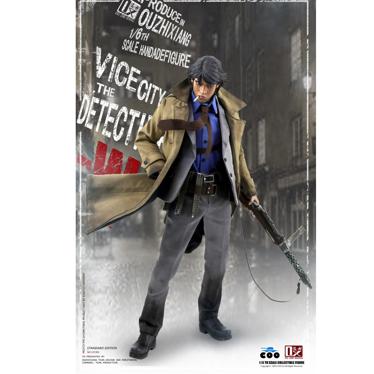 COOMODEL X OUZHIXIANG VC001 Vice City The Detective W 12