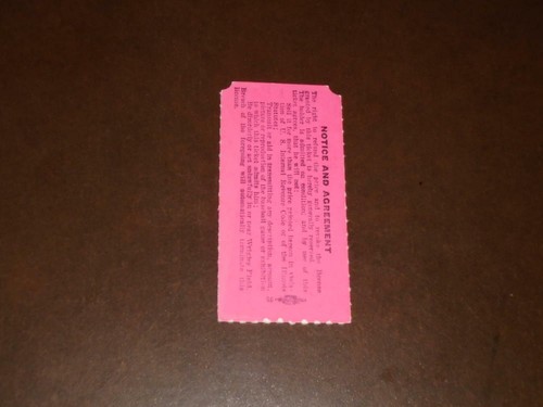 1971 CINCINNATI REDS AT CHICAGO CUBS BASEBALL BIGLIETTO STUB PEREZ HR PEPITONE HR - Foto 2 di 2